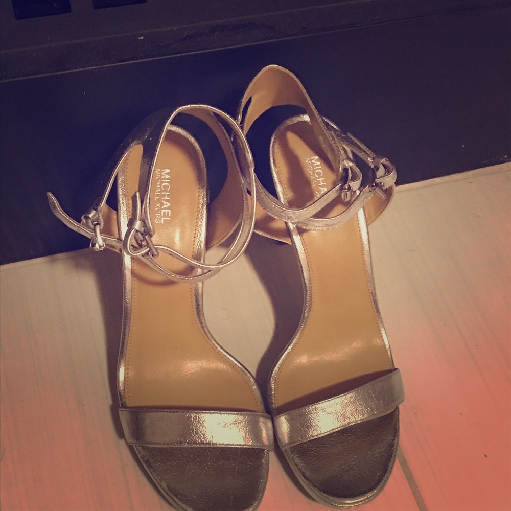 Michael Kors silver shoes